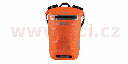 vodotěsný batoh AQUA V12, OXFORD (oranžová, objem 12 L)